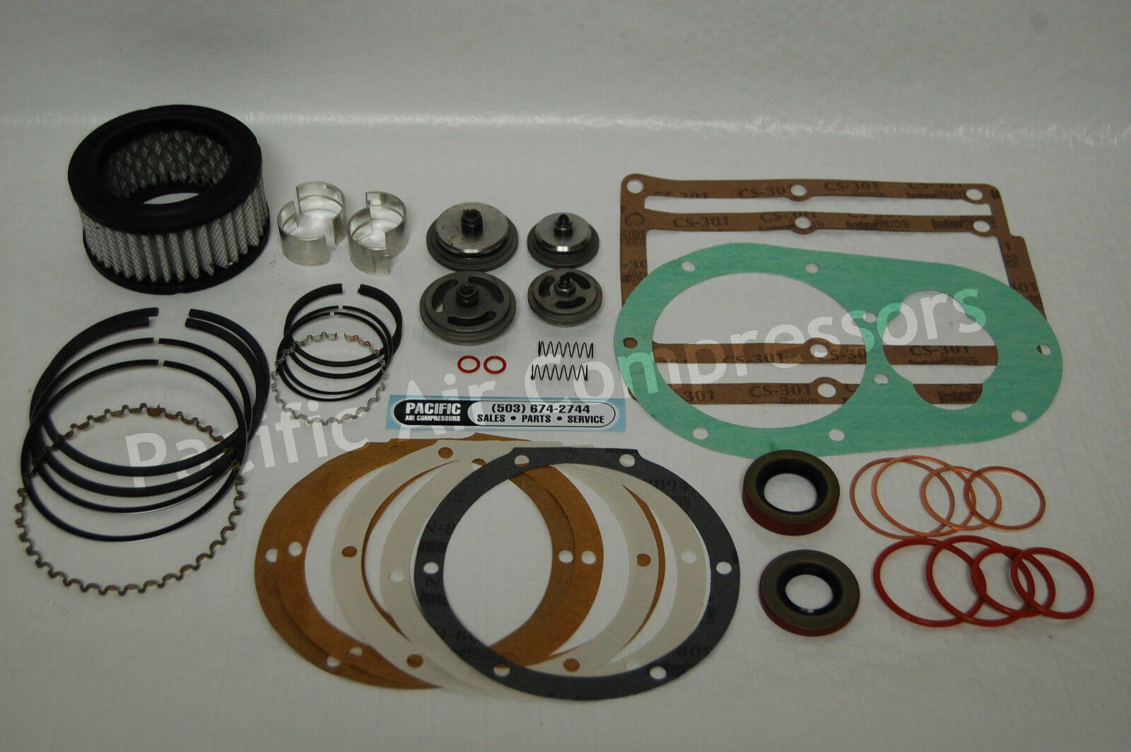 KELLOGG 352NS VALVE SET TUNE UP KIT REPLACEMENT VALVES AIR COMPRESSOR PARTS