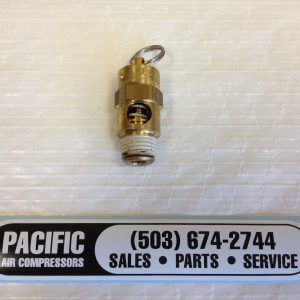 SAFTEY RELIEF VALVE 135 PSI, 1/4"MPT, BRASS, ASME