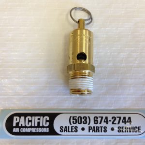 SF 50 200 SAFETY RELIFE VALVE 200 PSI, 1/2" MPT, ASME, BRASS, TANK SAFETY