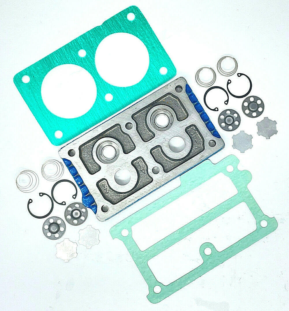 EMGLO L40, JENNY 610-1396 VALVE PLATE WITH GASKETS & VALVES / K, KU, G & W PUMP